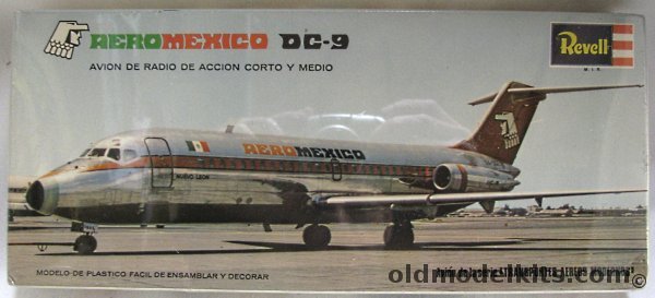 Revell 1/120 Douglas DC-9 AeroMexico - Lodela Issue, H246 plastic model kit